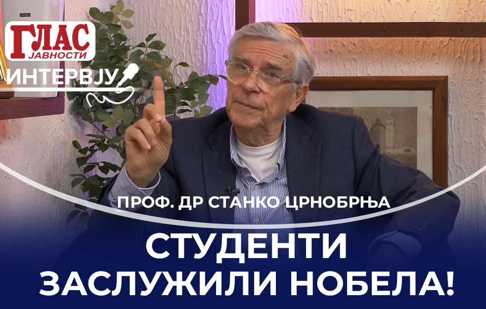 VLAST TREBA DA PREDA ŠTAFETU STUDENTIMA, OVO JE PRVA REVOLUCIJA 21. VEKA! – PROF. STANKO CRNOBRNJA (VIDEO)